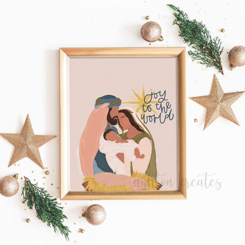 Joy to the World Physical Print