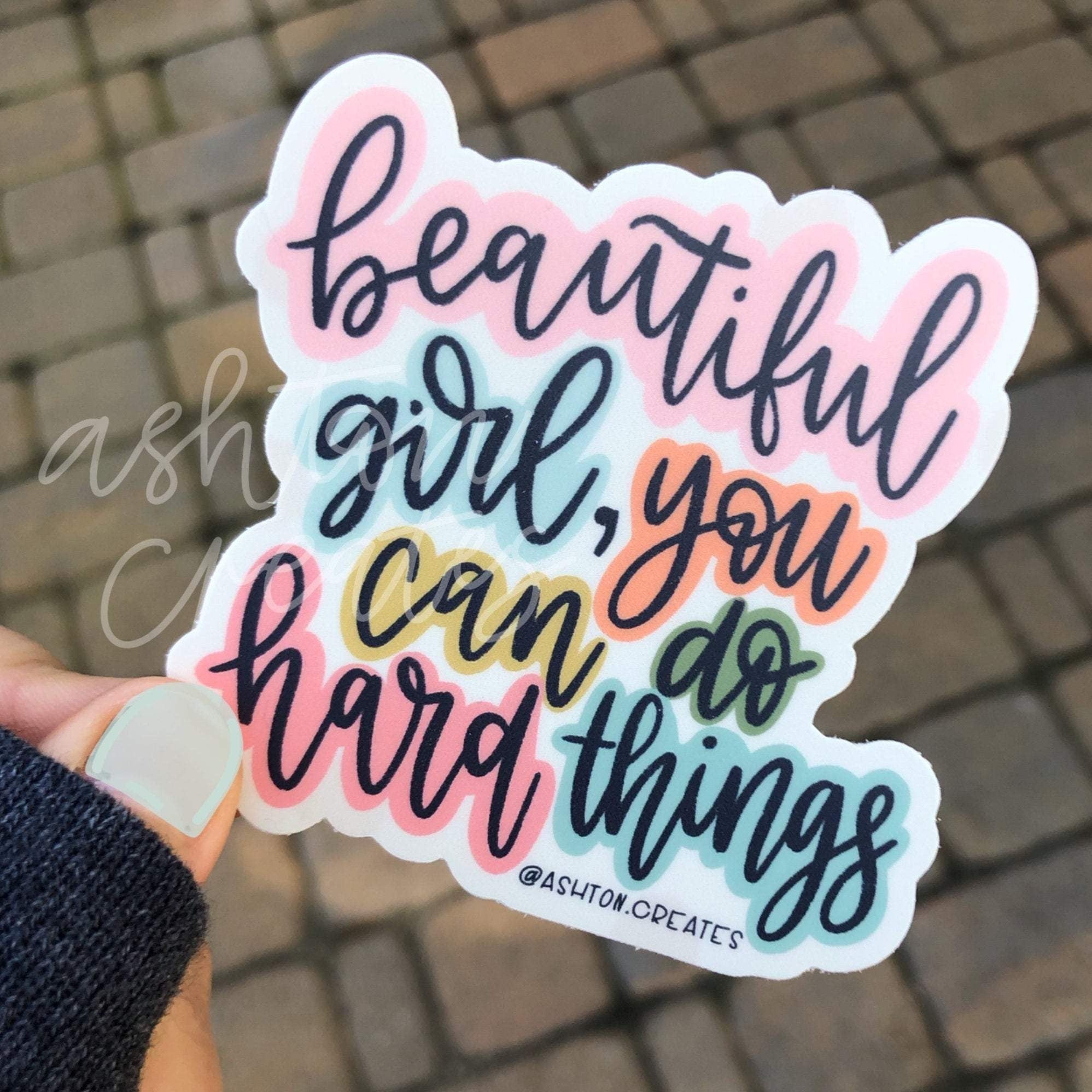 Beautiful Girl Decal